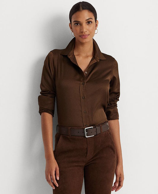 Women's Satin Charmeuse Shirt