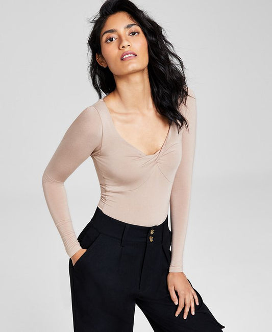Women's Fitted Sweetheart-Neck Bodysuit