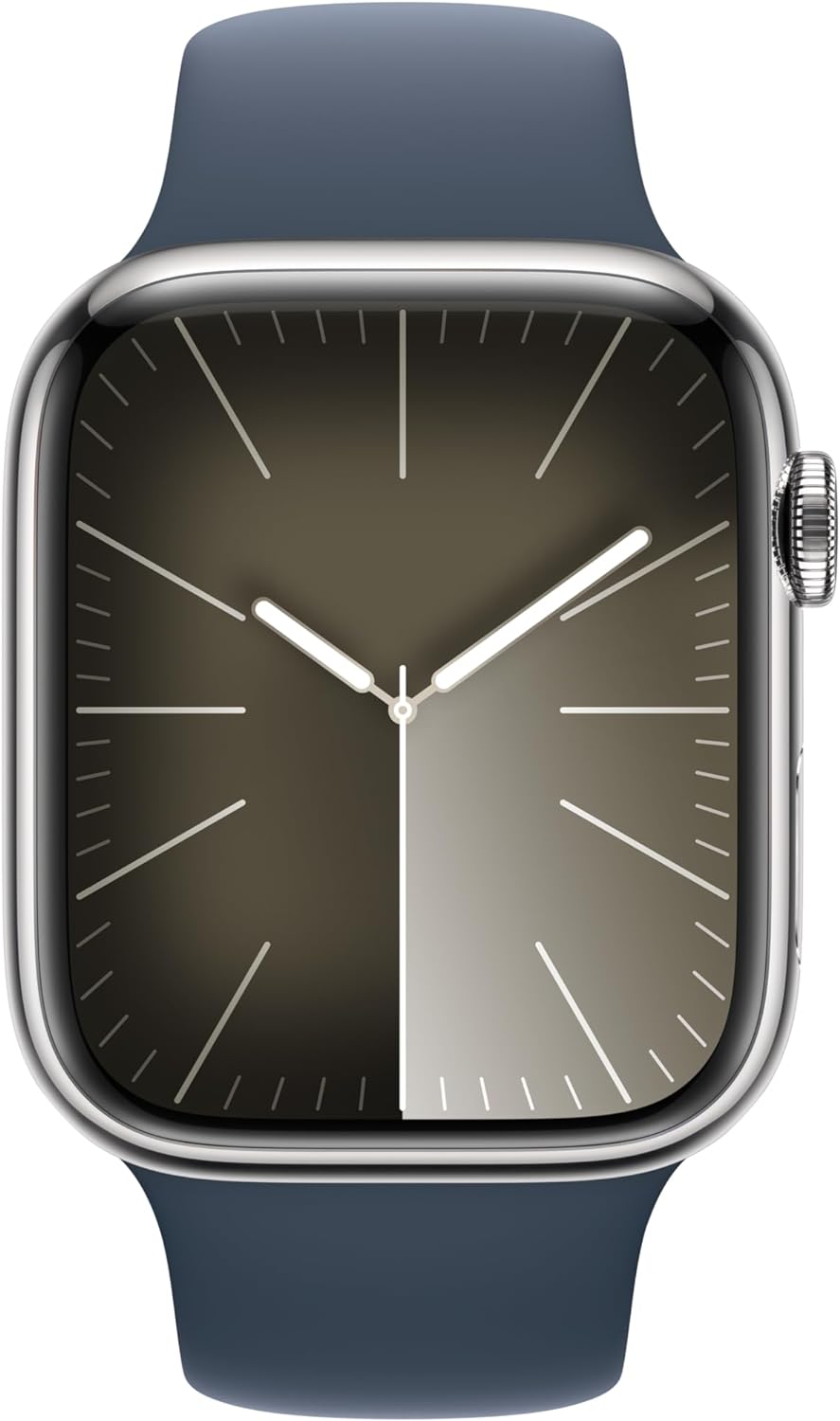 Apple Watch Series 9 [GPS + Cellular 41mm] Smartwatch with Gold Stainless Steel Case with Gold Sport Band S/M. Fitness Tracker, Blood Oxygen & ECG Apps, Always-On Retina Display