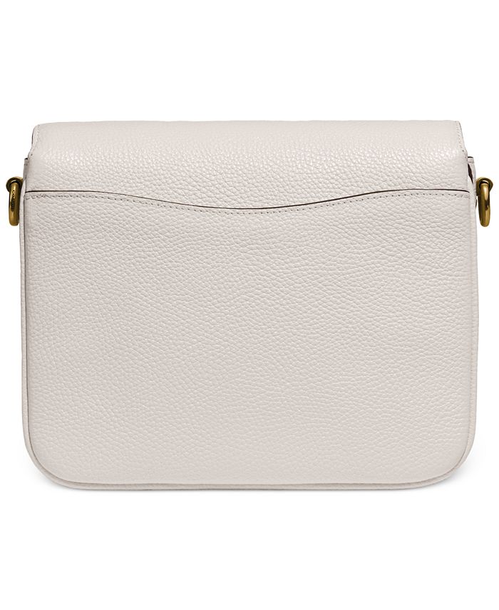 Polished Pebbled Leather Cassie Crossbody 19