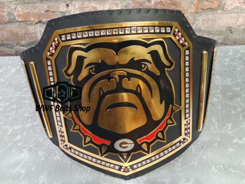 Georgia Bulldog NFL Super Bowl Football Championship Title Belt Replica 2,4,6mm