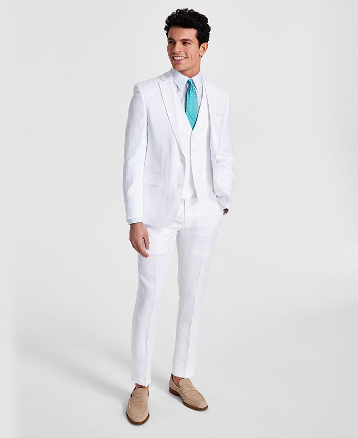 Men's Slim-Fit Linen Suit Separates, Created for Macy's