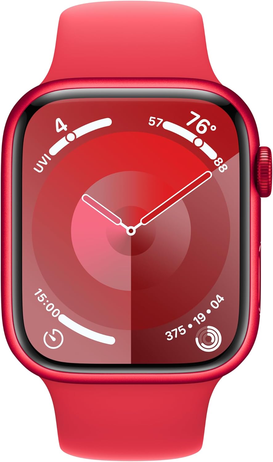Apple Watch Series 9 [GPS + Cellular 41mm] Smartwatch with Gold Stainless Steel Case with Gold Sport Band S/M. Fitness Tracker, Blood Oxygen & ECG Apps, Always-On Retina Display