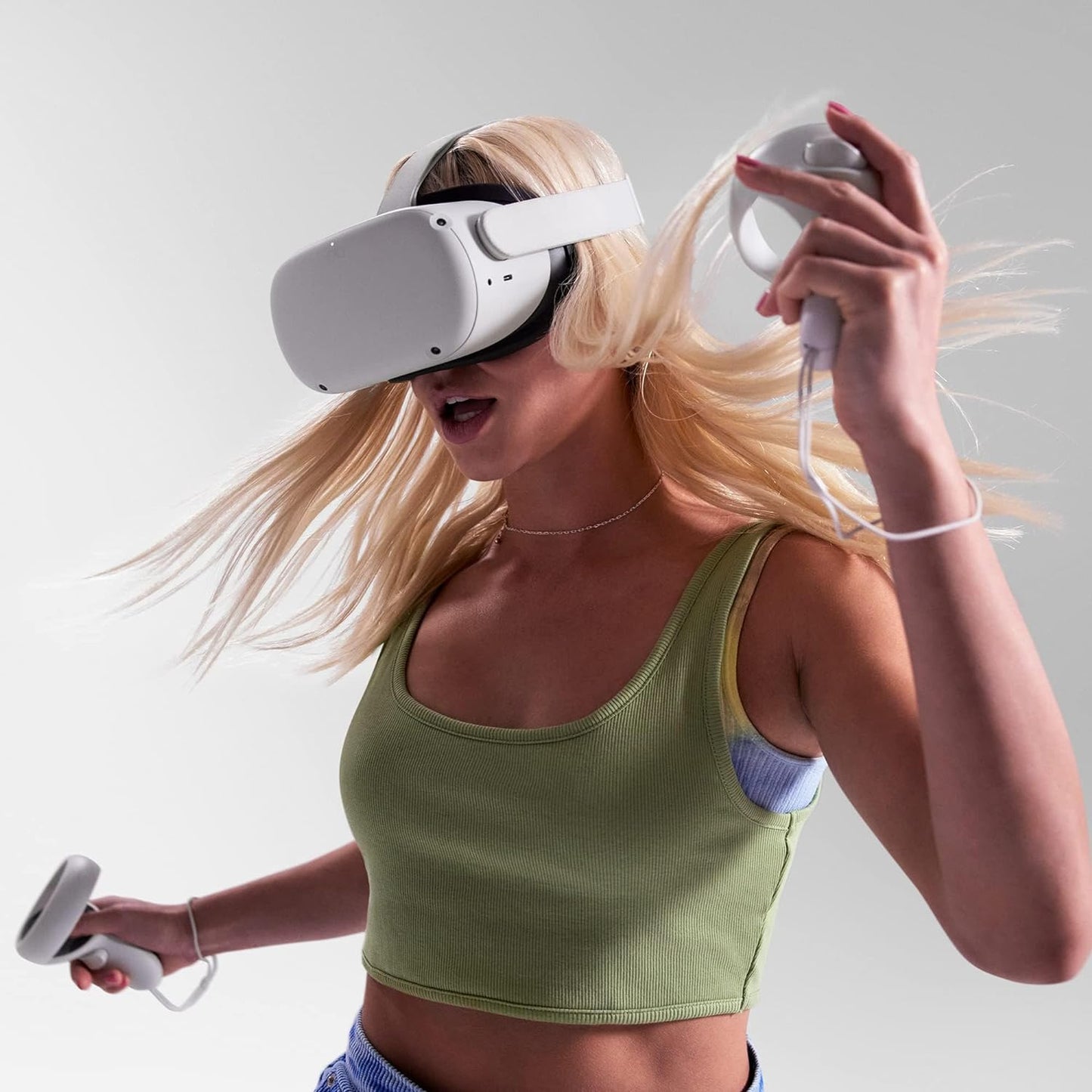 Meta Quest 2 - Advanced All-In-One Virtual Reality Headset - 256 GB (Renewed Premium)