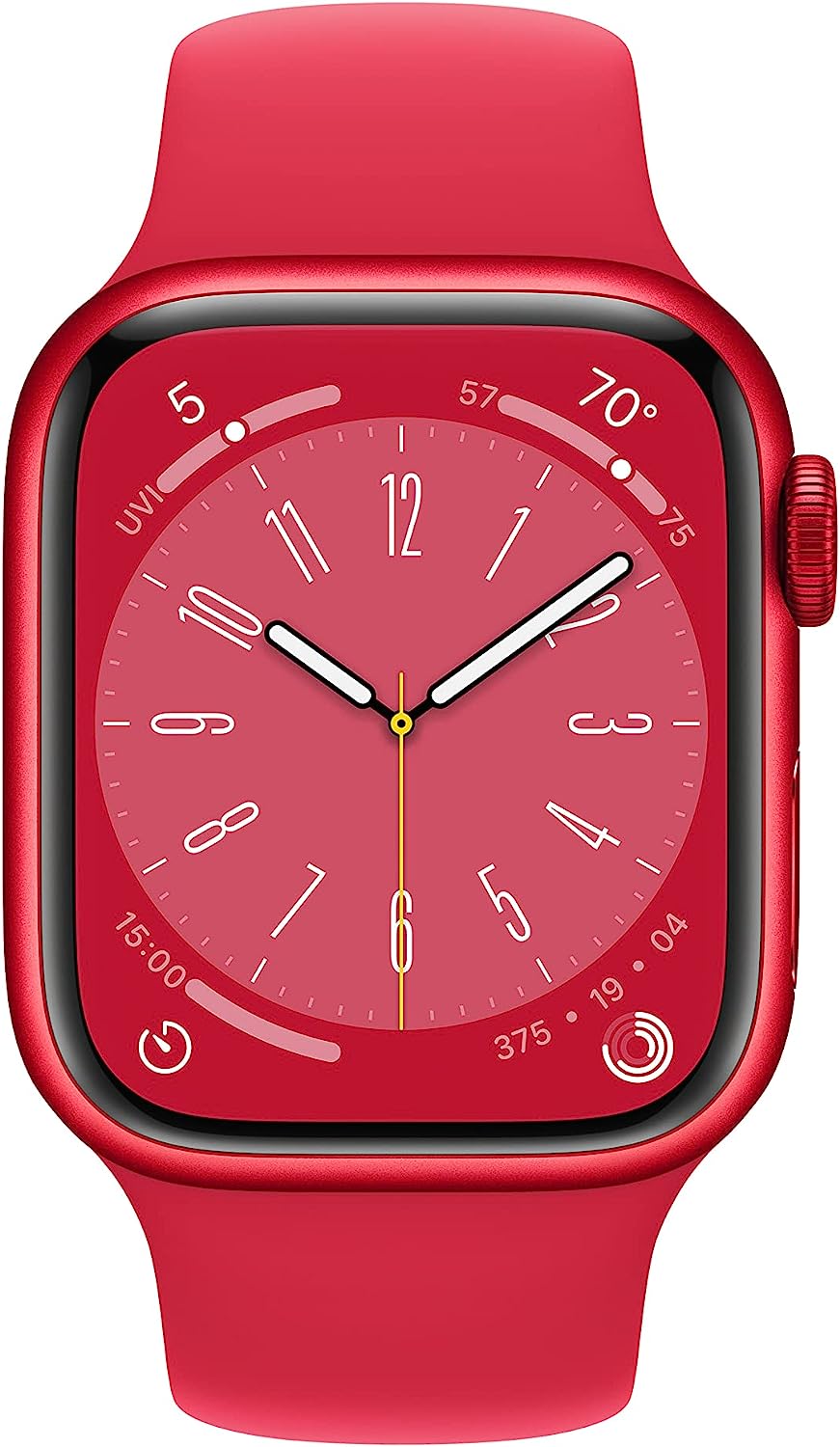Apple Watch Series 8 [GPS + Cellular 41mm] Smart Watch w/Starlight Aluminum Case with Starlight Sport Band - S/M. Fitness Tracker, Blood Oxygen & ECG Apps, Always-On Retina Display, Water Resistant