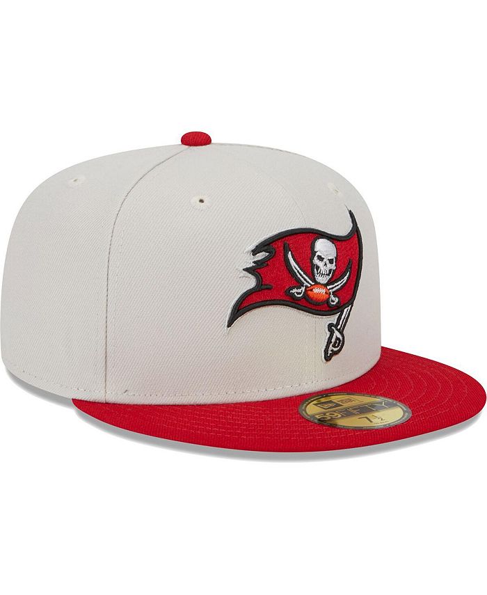 Men's Khaki, Red Tampa Bay Buccaneers Super Bowl Champions Patch 59FIFTY Fitted Hat