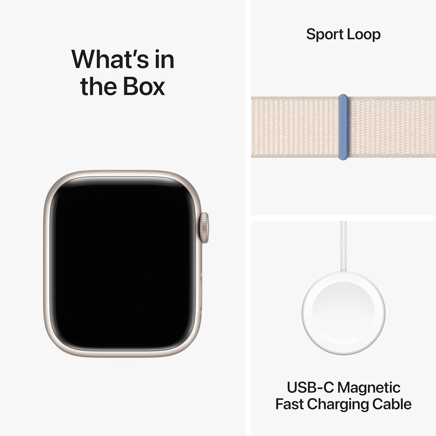 Apple Watch Series 9 [GPS + Cellular 41mm] Smartwatch with Gold Stainless Steel Case with Gold Sport Band S/M. Fitness Tracker, Blood Oxygen & ECG Apps, Always-On Retina Display