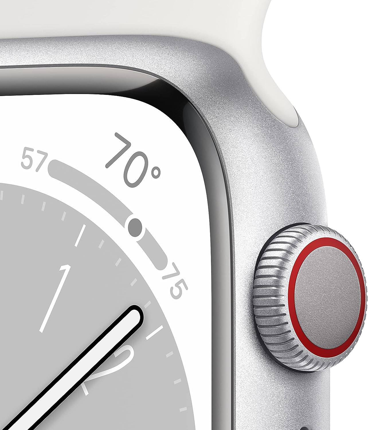 Apple Watch Series 8 [GPS + Cellular 41mm] Smart Watch w/Starlight Aluminum Case with Starlight Sport Band - S/M. Fitness Tracker, Blood Oxygen & ECG Apps, Always-On Retina Display, Water Resistant