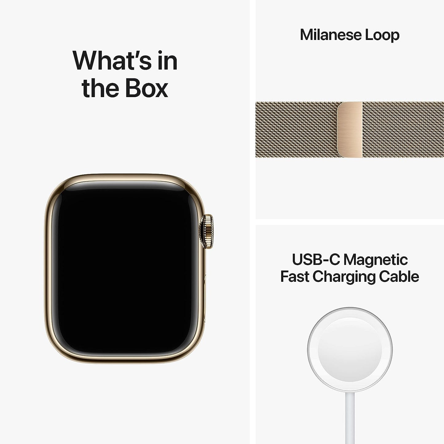 Apple Watch Series 8 [GPS + Cellular 41mm] Smart Watch w/Starlight Aluminum Case with Starlight Sport Band - S/M. Fitness Tracker, Blood Oxygen & ECG Apps, Always-On Retina Display, Water Resistant