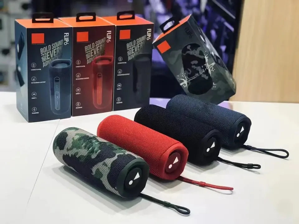 speaker flip 6 Outdoor Sports Waterproof Portable Subwoofer Bass Wireless BT 5.0 Speaker with TF USB FM Local Warehouse