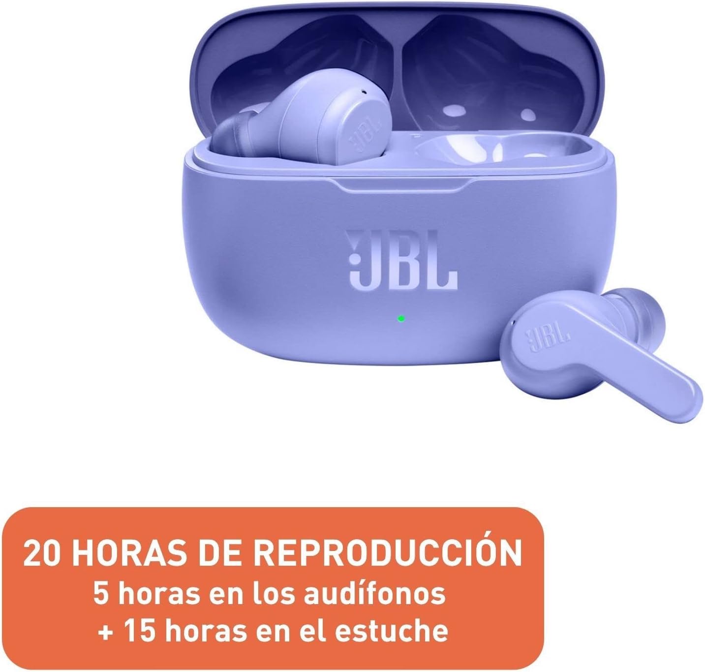 JBL Vibe 200TWS True Wireless Earbuds - Black, Small