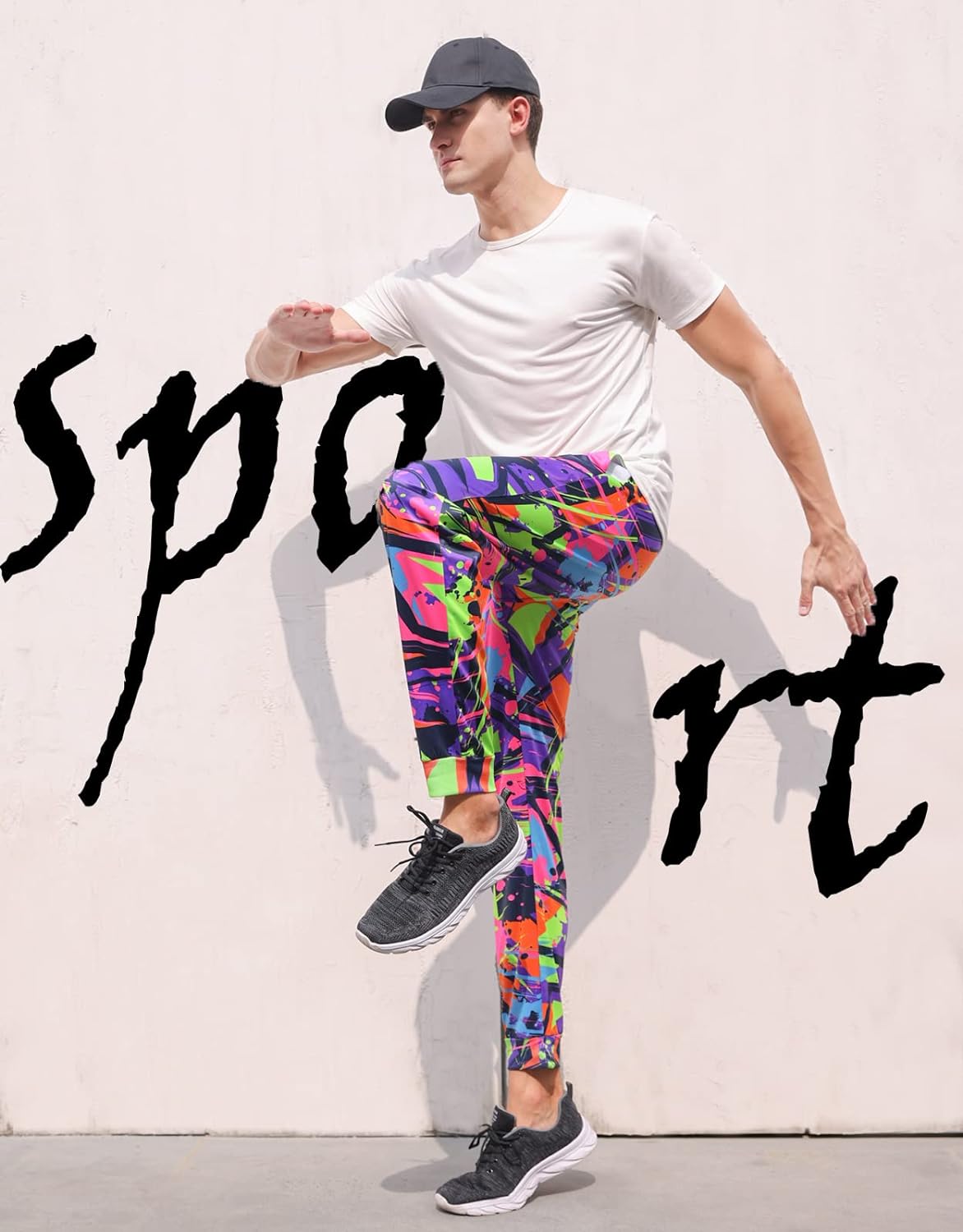 RAISEVERN Mens Sweatpants with Pockets Joggers for Men Sports Casual Sweat Pants with Drawstring