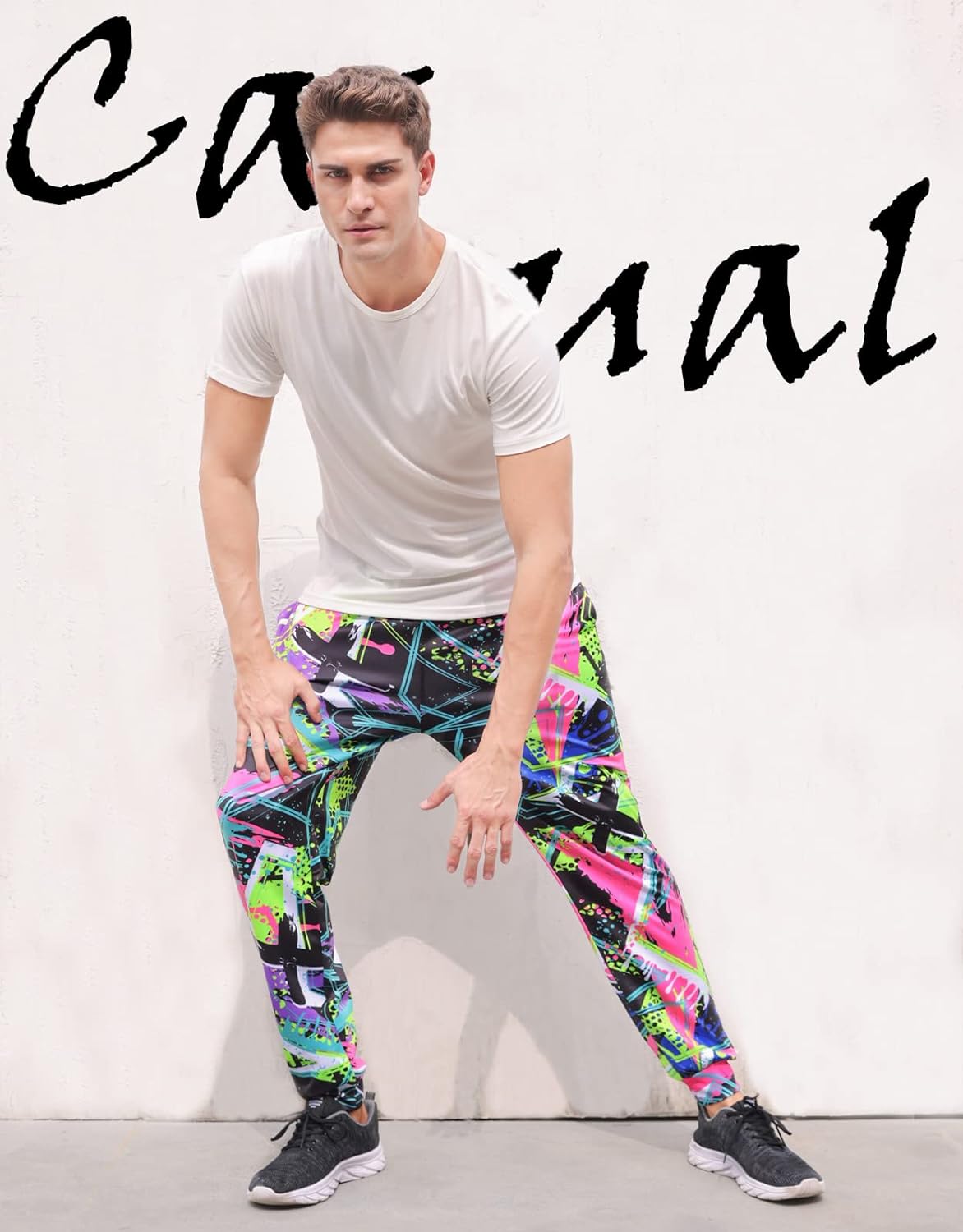 RAISEVERN Mens Sweatpants with Pockets Joggers for Men Sports Casual Sweat Pants with Drawstring