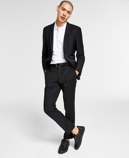 Men's Slim-Fit Superflex Stretch Solid Suit Separates