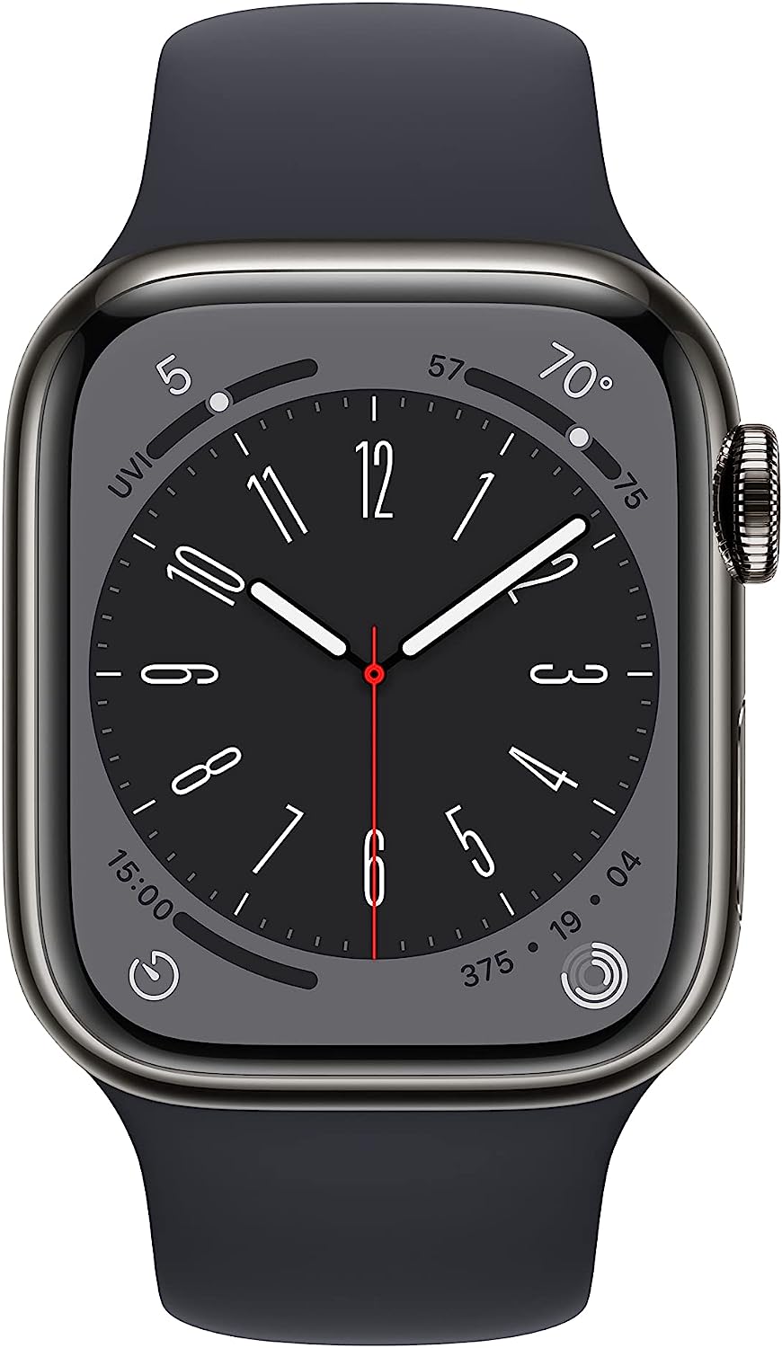 Apple Watch Series 8 [GPS + Cellular 41mm] Smart Watch w/Starlight Aluminum Case with Starlight Sport Band - S/M. Fitness Tracker, Blood Oxygen & ECG Apps, Always-On Retina Display, Water Resistant