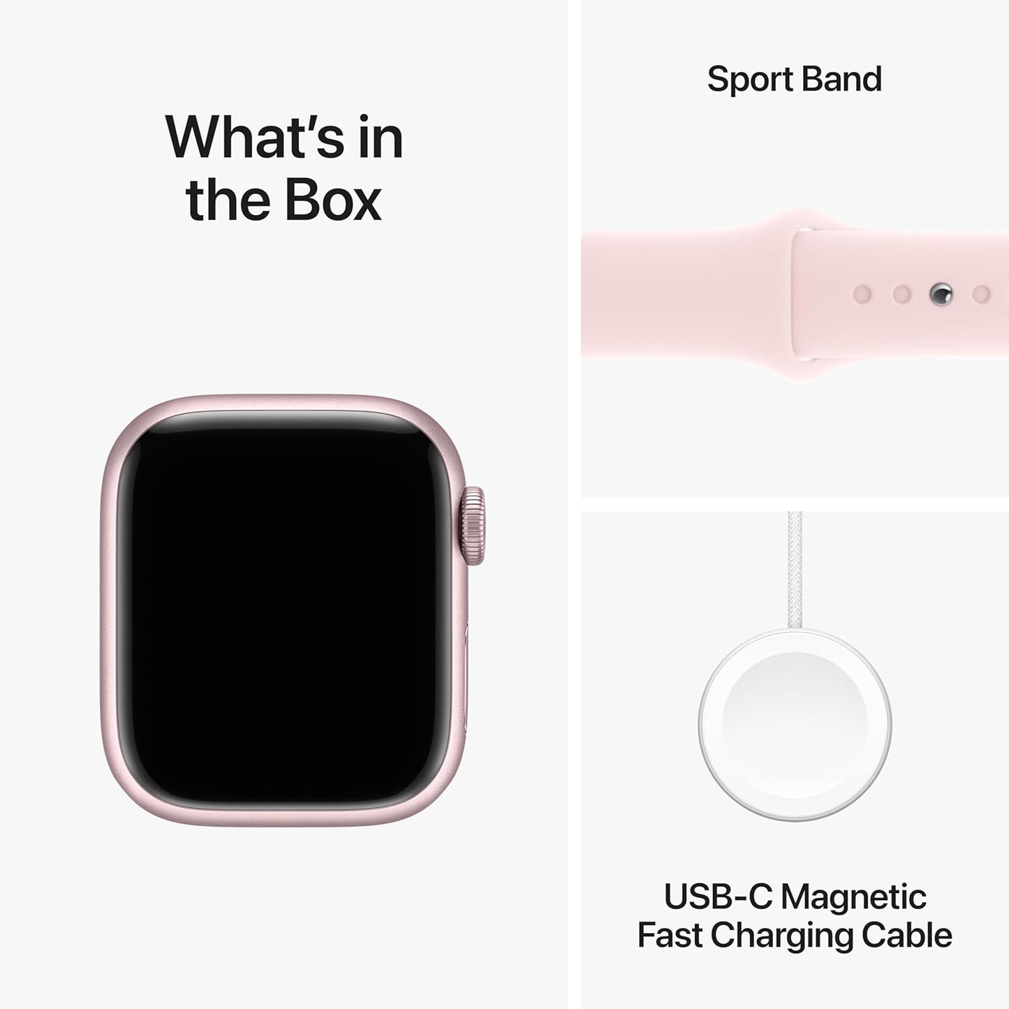 Apple Watch Series 9 [GPS + Cellular 41mm] Smartwatch with Gold Stainless Steel Case with Gold Sport Band S/M. Fitness Tracker, Blood Oxygen & ECG Apps, Always-On Retina Display