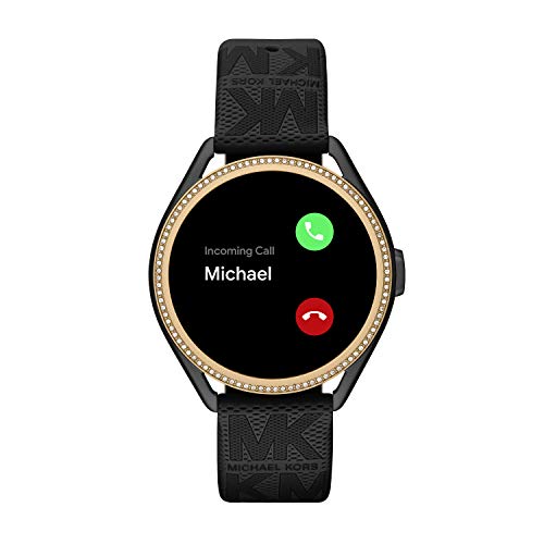 Michael Kors Women's MKGO Gen 5E 43mm Touchscreen Smartwatch with Fitness Tracker, Heart Rate, Contactless Payments, and Smartphone Notifications