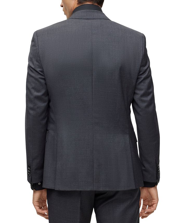 Men's Slim-Fit Houndstooth Suit