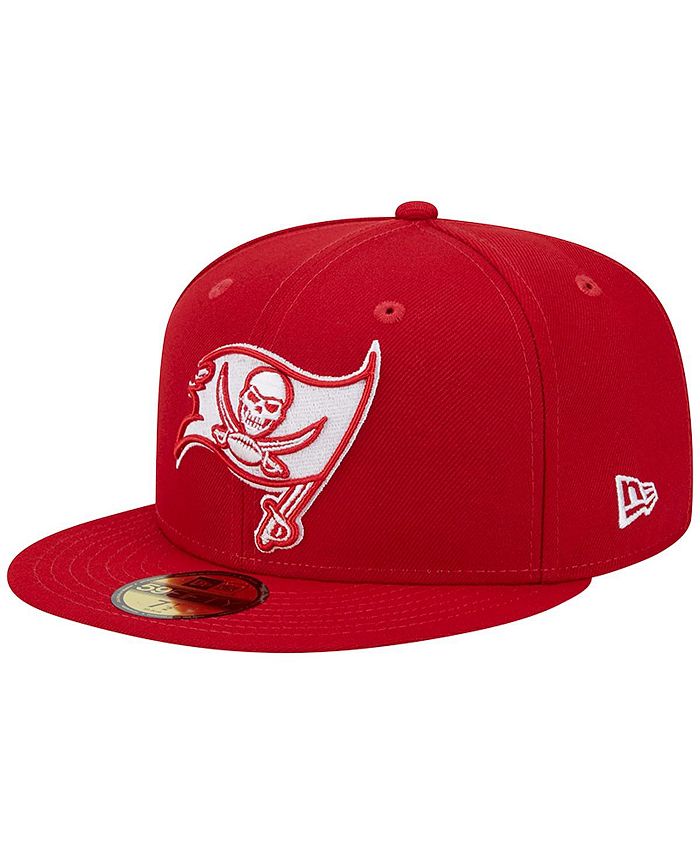 Men's Scarlet Tampa Bay Buccaneers Super Bowl XXXVII Main Patch 59FIFTY Fitted Hat