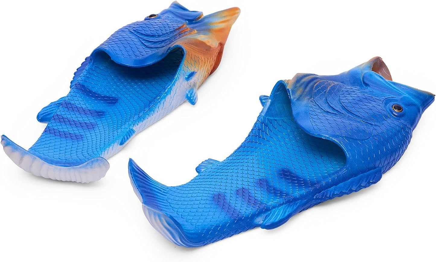 Coddies Fish Flip Flops | The Original Fish Slippers | Funny Gift, Unisex Sandals, Bass Slides, Pool, Beach & Shower Shoes | Men, Women & Kids