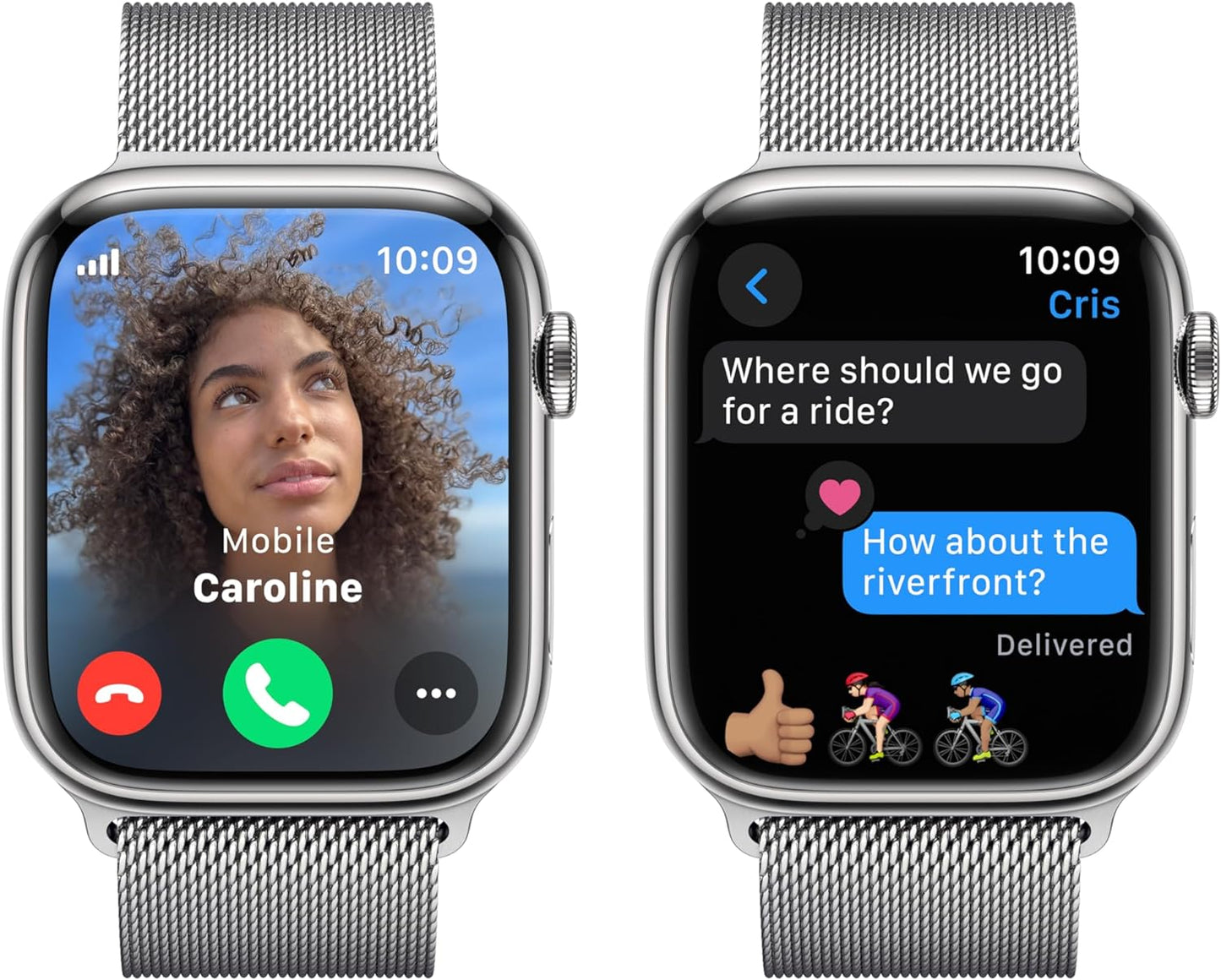 Apple Watch Series 9 [GPS + Cellular 41mm] Smartwatch with Gold Stainless Steel Case with Gold Sport Band S/M. Fitness Tracker, Blood Oxygen & ECG Apps, Always-On Retina Display