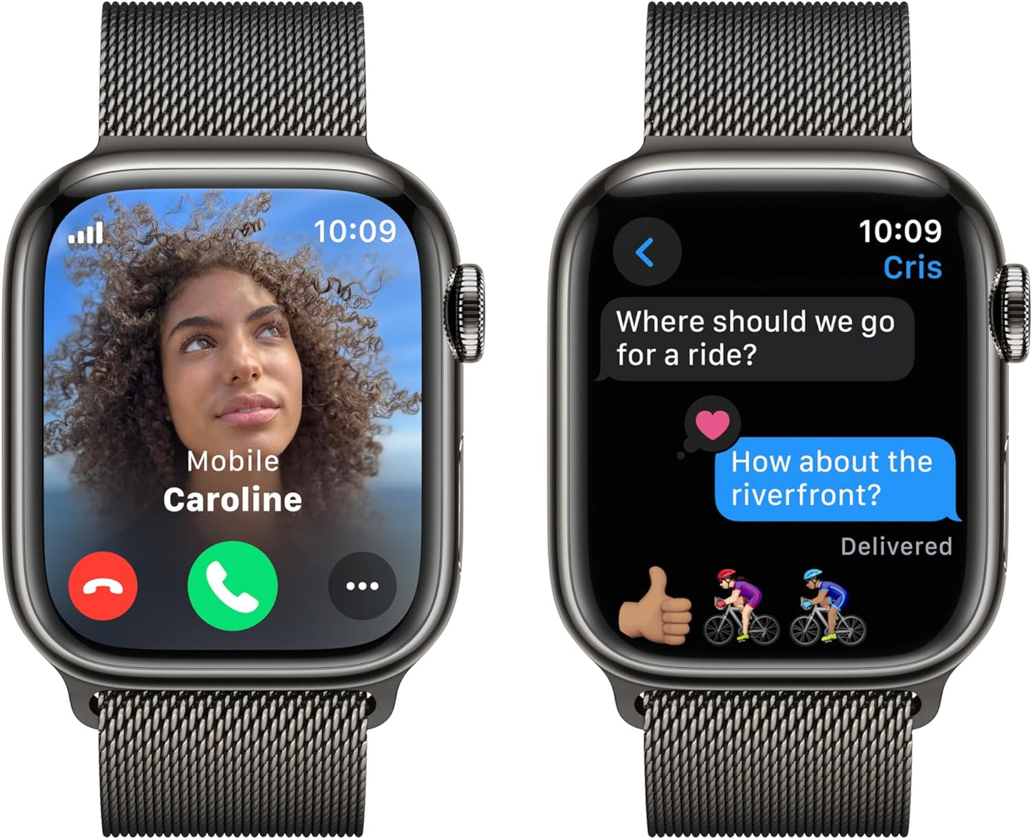 Apple Watch Series 9 [GPS + Cellular 41mm] Smartwatch with Gold Stainless Steel Case with Gold Sport Band S/M. Fitness Tracker, Blood Oxygen & ECG Apps, Always-On Retina Display