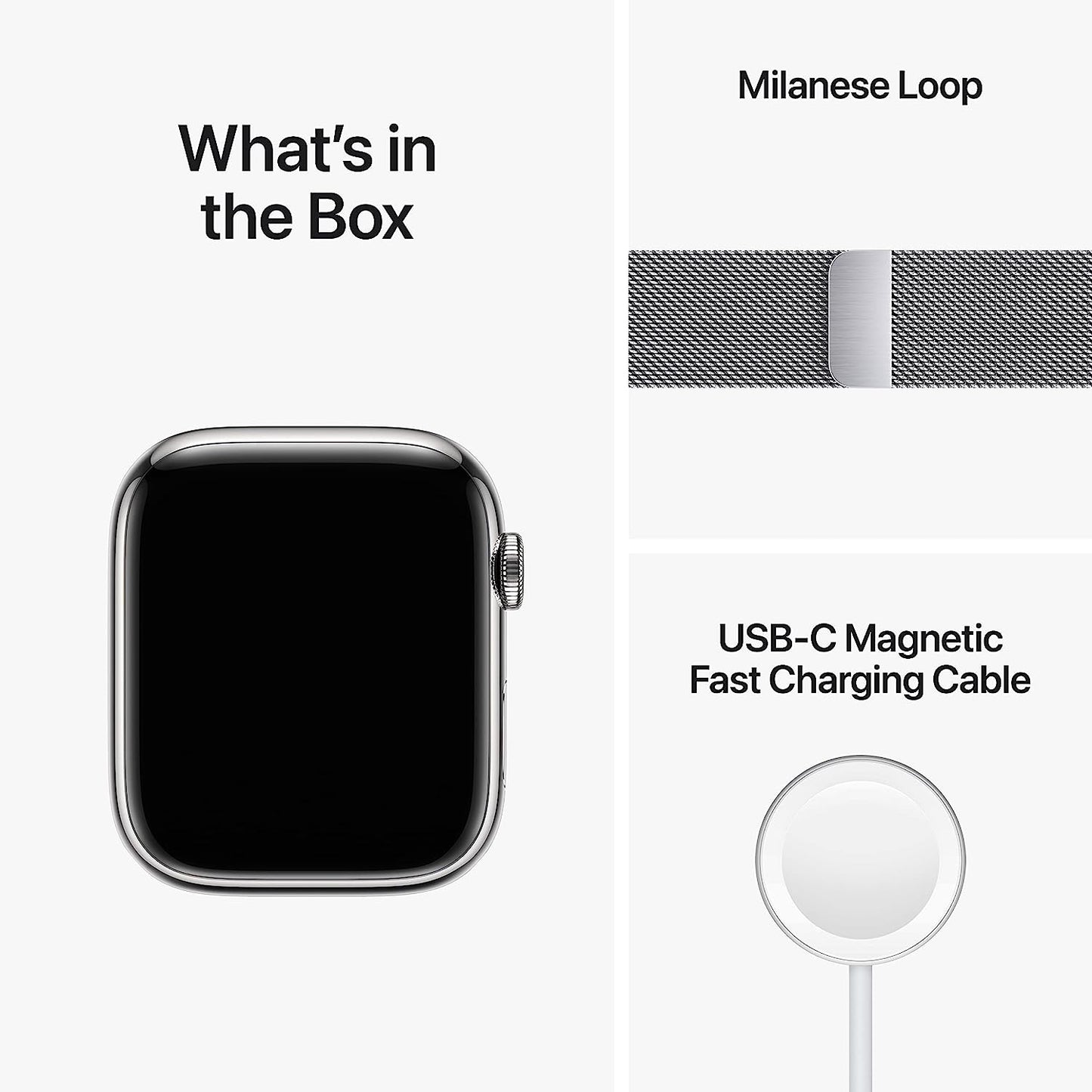 Apple Watch Series 8 [GPS + Cellular 41mm] Smart Watch w/Starlight Aluminum Case with Starlight Sport Band - S/M. Fitness Tracker, Blood Oxygen & ECG Apps, Always-On Retina Display, Water Resistant