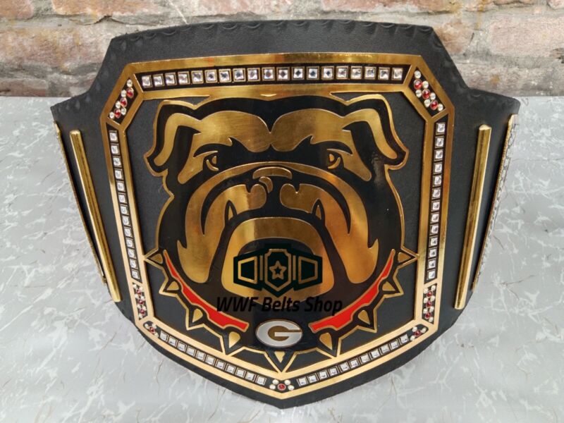 Georgia Bulldog NFL Super Bowl Football Championship Title Belt Replica 2,4,6mm