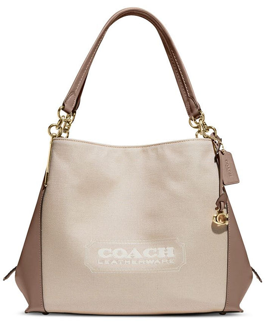 Badge Jacquard Dalton 31 Shoulder Bag - Macy's Exclusive
