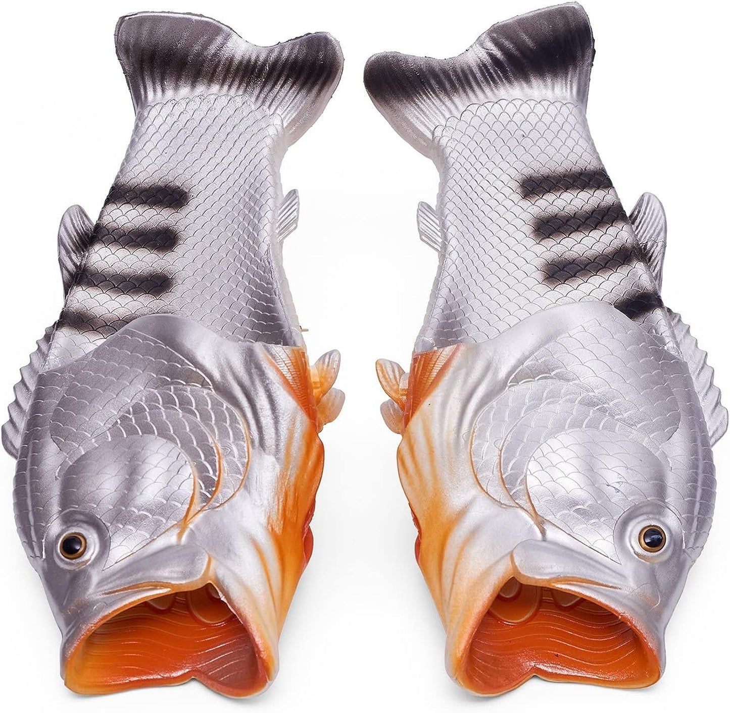 Coddies Fish Flip Flops | The Original Fish Slippers | Funny Gift, Unisex Sandals, Bass Slides, Pool, Beach & Shower Shoes | Men, Women & Kids