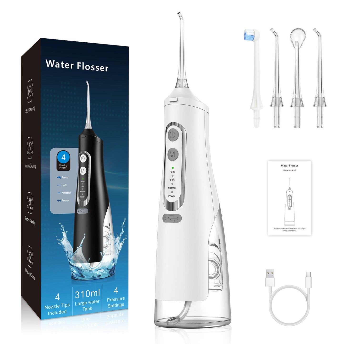 Oral Irrigator Cheap Wholesale IPX7 Waterproof Electric Teeth Whitening Equipment Home Travel Dental Floss Water FlosserPopular