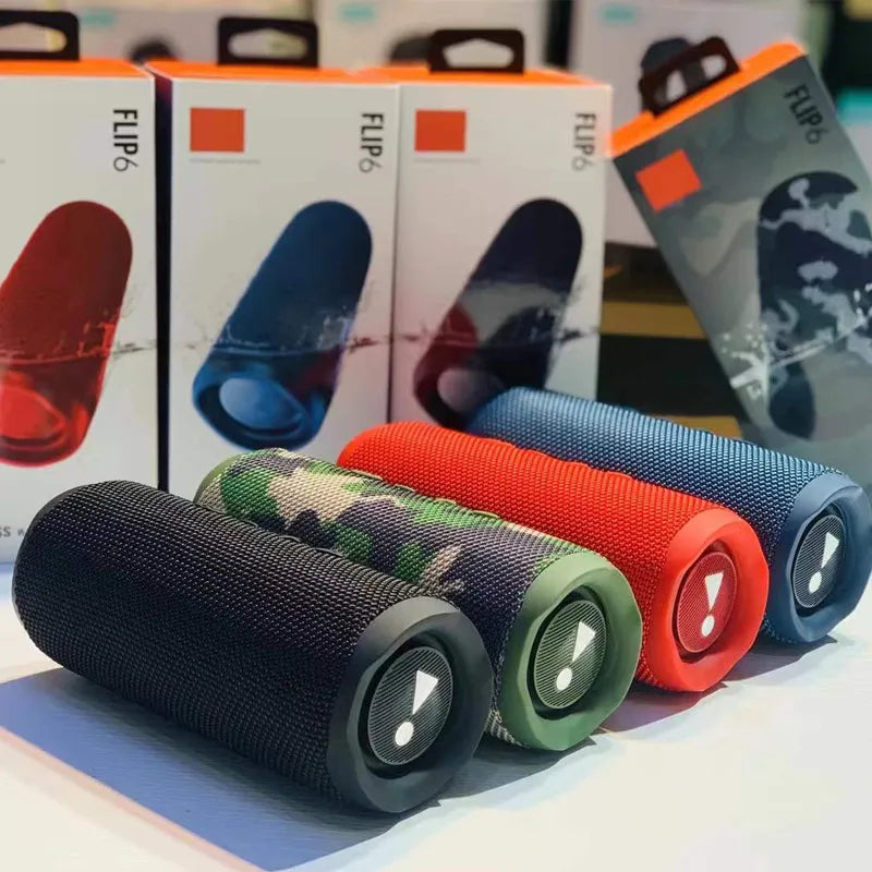 speaker flip 6 Outdoor Sports Waterproof Portable Subwoofer Bass Wireless BT 5.0 Speaker with TF USB FM Local Warehouse