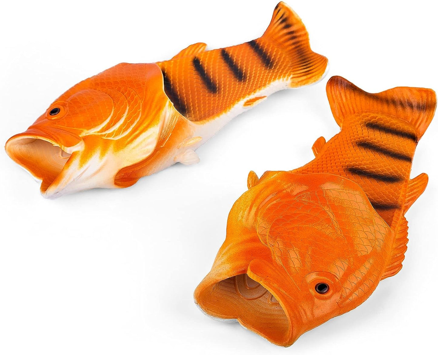 Coddies Fish Flip Flops | The Original Fish Slippers | Funny Gift, Unisex Sandals, Bass Slides, Pool, Beach & Shower Shoes | Men, Women & Kids