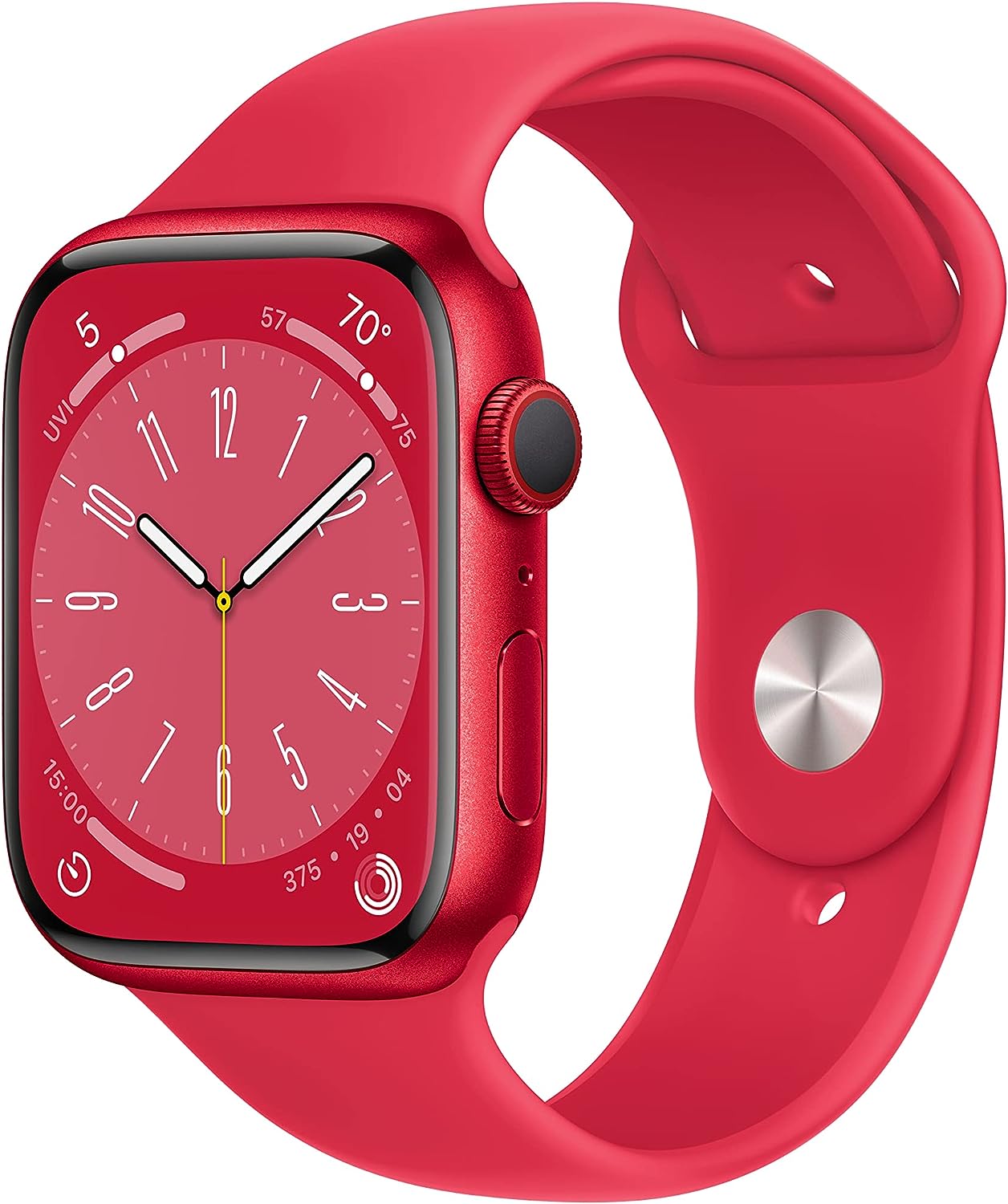 Apple Watch Series 8 [GPS + Cellular 41mm] Smart Watch w/Starlight Aluminum Case with Starlight Sport Band - S/M. Fitness Tracker, Blood Oxygen & ECG Apps, Always-On Retina Display, Water Resistant