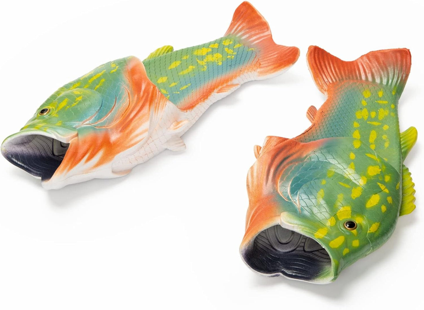 Coddies Fish Flip Flops | The Original Fish Slippers | Funny Gift, Unisex Sandals, Bass Slides, Pool, Beach & Shower Shoes | Men, Women & Kids