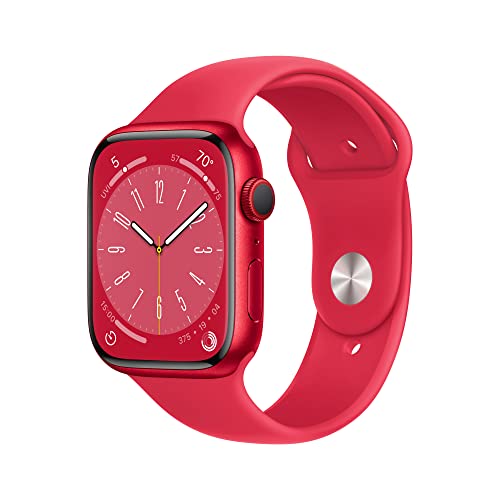 Apple Watch Series 8 [GPS + Cellular 41mm] Smart Watch w/Starlight Aluminum Case with Starlight Sport Band - S/M. Fitness Tracker, Blood Oxygen & ECG Apps, Always-On Retina Display, Water Resistant