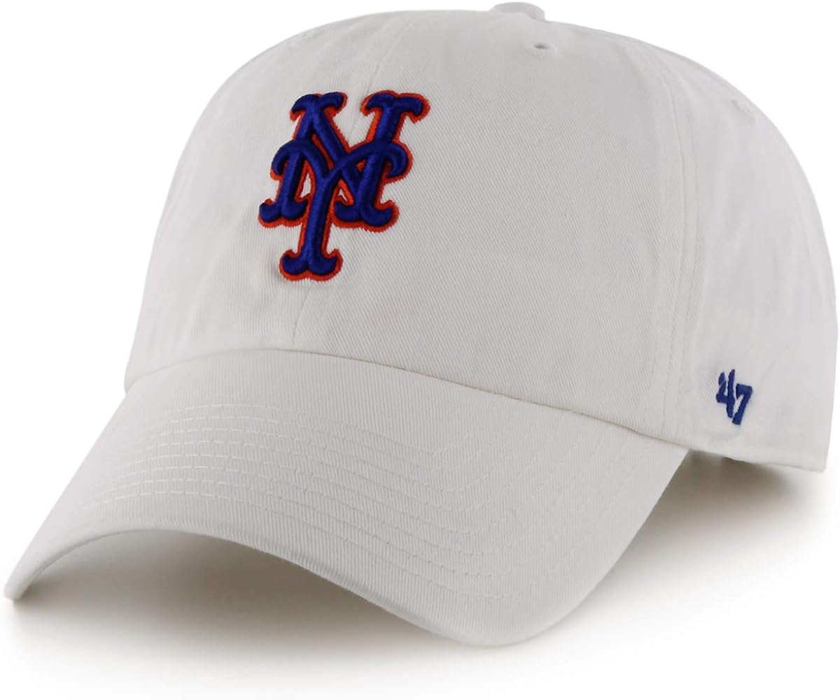'47 MLB Natural Clean Up Adjustable Hat Cap, Adult One Size