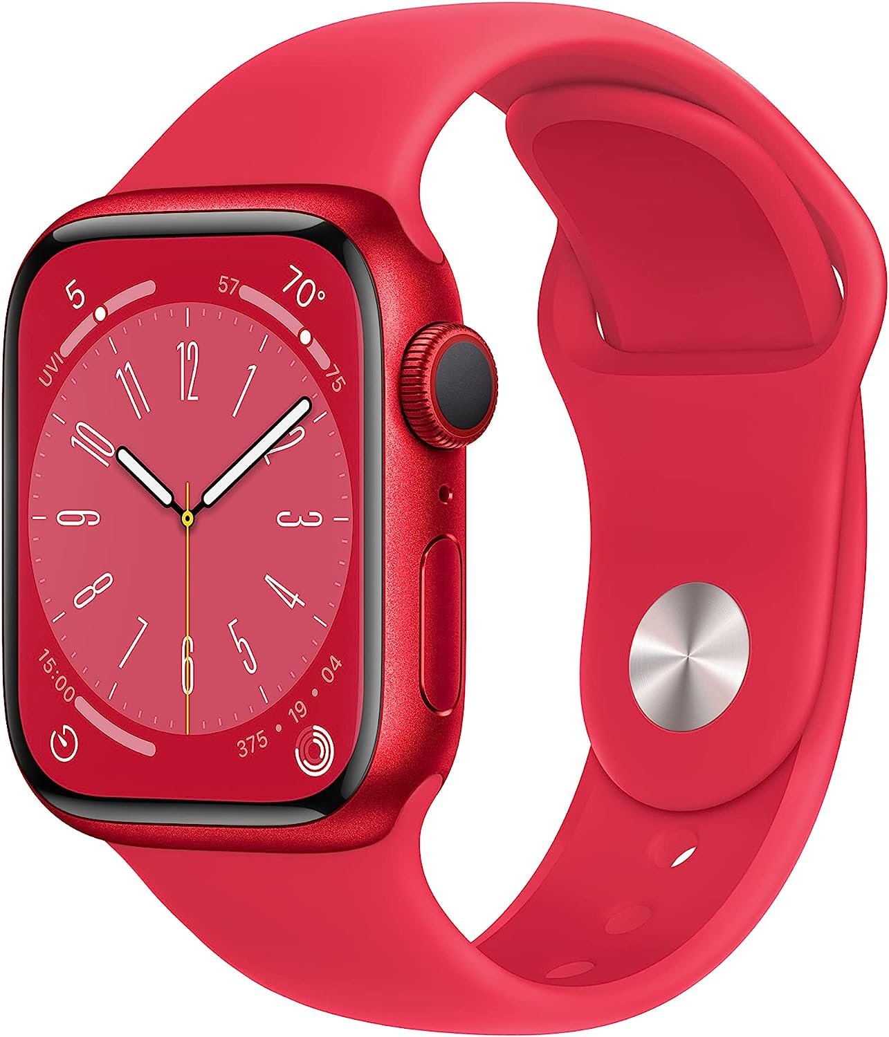 Apple Watch Series 8 [GPS + Cellular 41mm] Smart Watch w/Starlight Aluminum Case with Starlight Sport Band - S/M. Fitness Tracker, Blood Oxygen & ECG Apps, Always-On Retina Display, Water Resistant