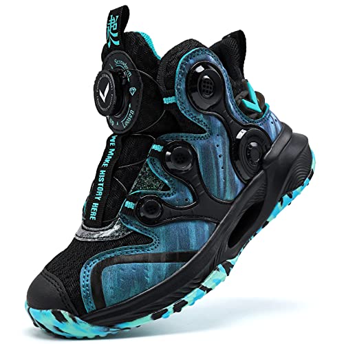 VITUOFLY Kids Basketball Shoes Boys Air Cushion Sneakers Girls Mid Top School Training Shoes Non-Slip Outdoor Sports Shoes Comfortable Boys Running Shoes Durable Little Kid/Big Kid