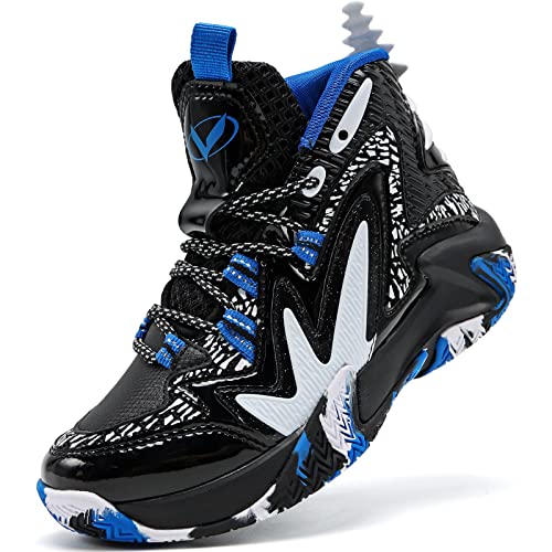 VITUOFLY Kids Basketball Shoes Boys Air Cushion Sneakers Girls Mid Top School Training Shoes Non-Slip Outdoor Sports Shoes Comfortable Boys Running Shoes Durable Little Kid/Big Kid