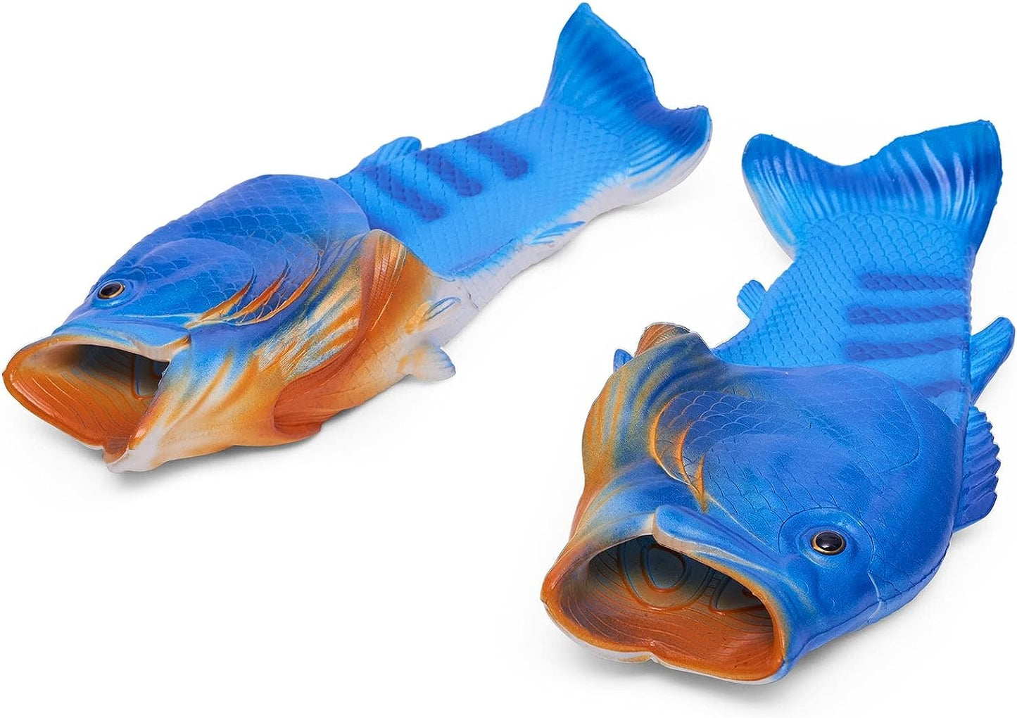 Coddies Fish Flip Flops | The Original Fish Slippers | Funny Gift, Unisex Sandals, Bass Slides, Pool, Beach & Shower Shoes | Men, Women & Kids