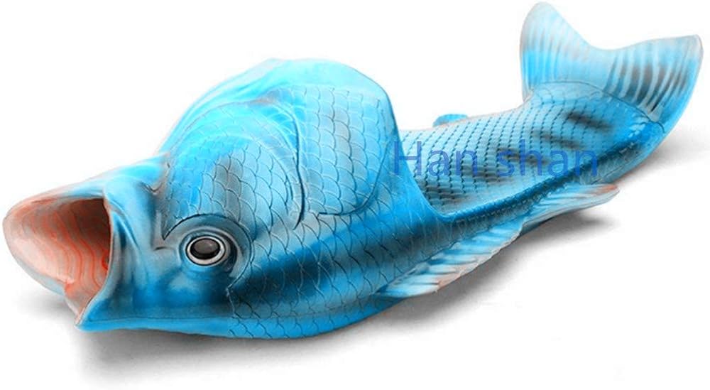 Unisex Fish Slippers, bass Sandals, Animal Slippers Animal Fish Slippers,