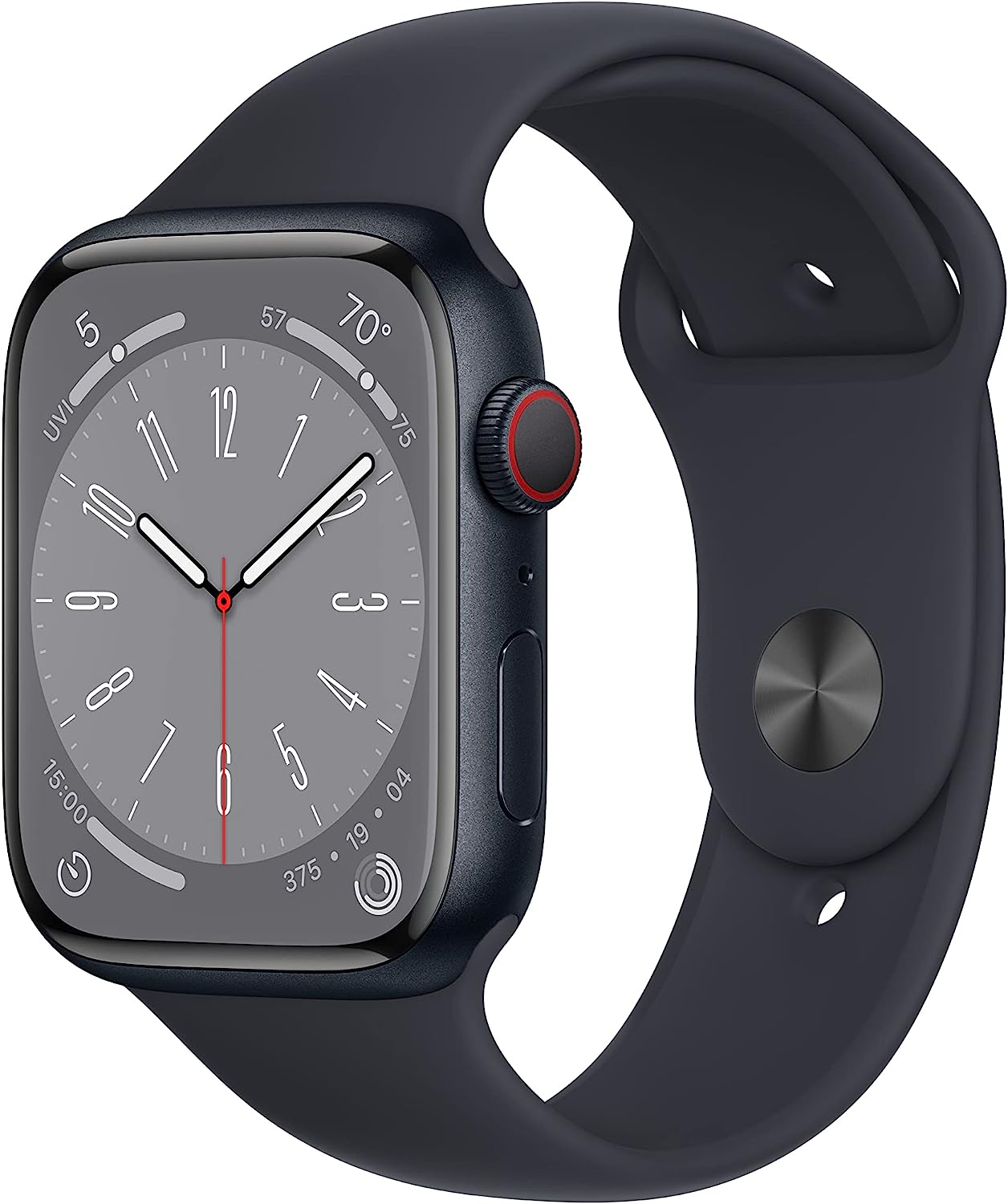Apple Watch Series 8 [GPS + Cellular 41mm] Smart Watch w/Starlight Aluminum Case with Starlight Sport Band - S/M. Fitness Tracker, Blood Oxygen & ECG Apps, Always-On Retina Display, Water Resistant
