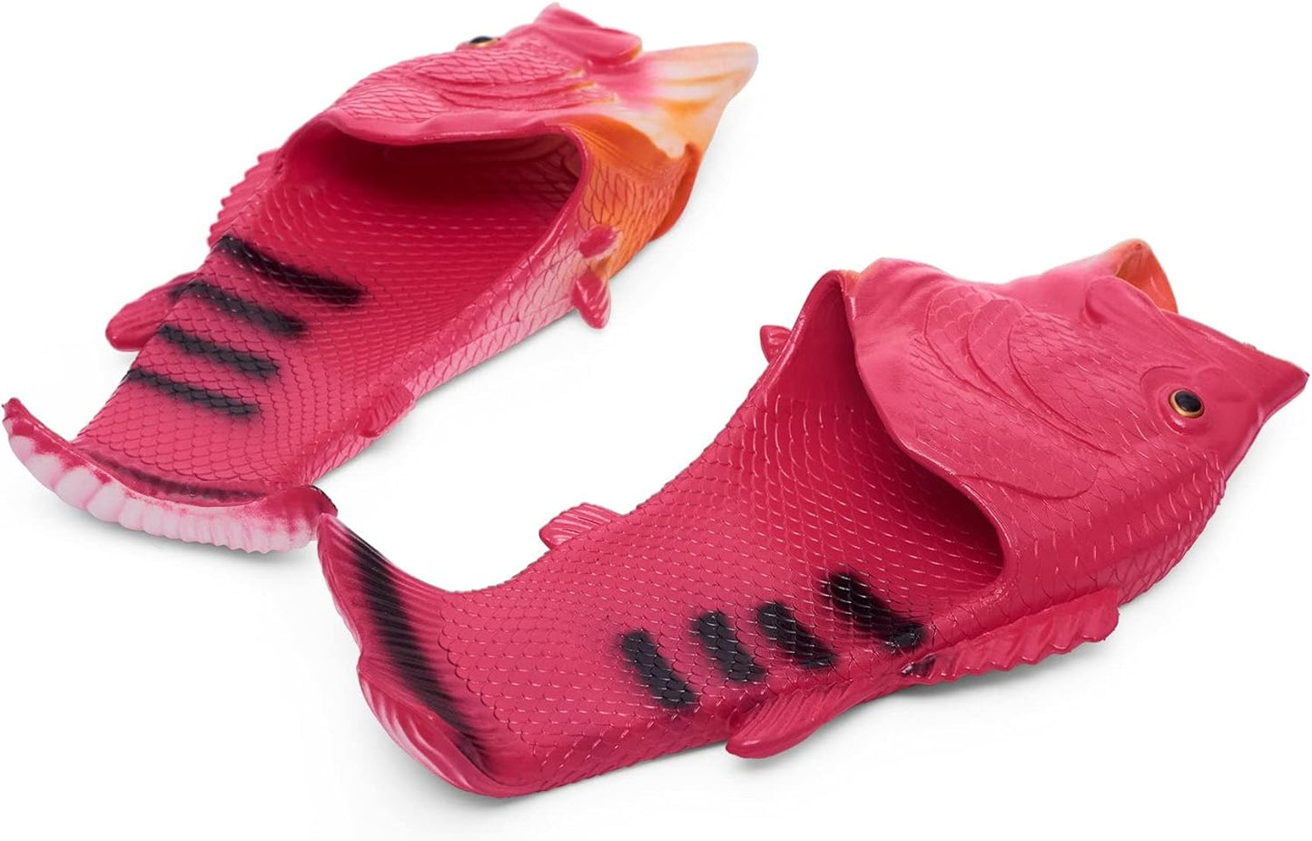 Coddies Fish Flip Flops | The Original Fish Slippers | Funny Gift, Unisex Sandals, Bass Slides, Pool, Beach & Shower Shoes | Men, Women & Kids