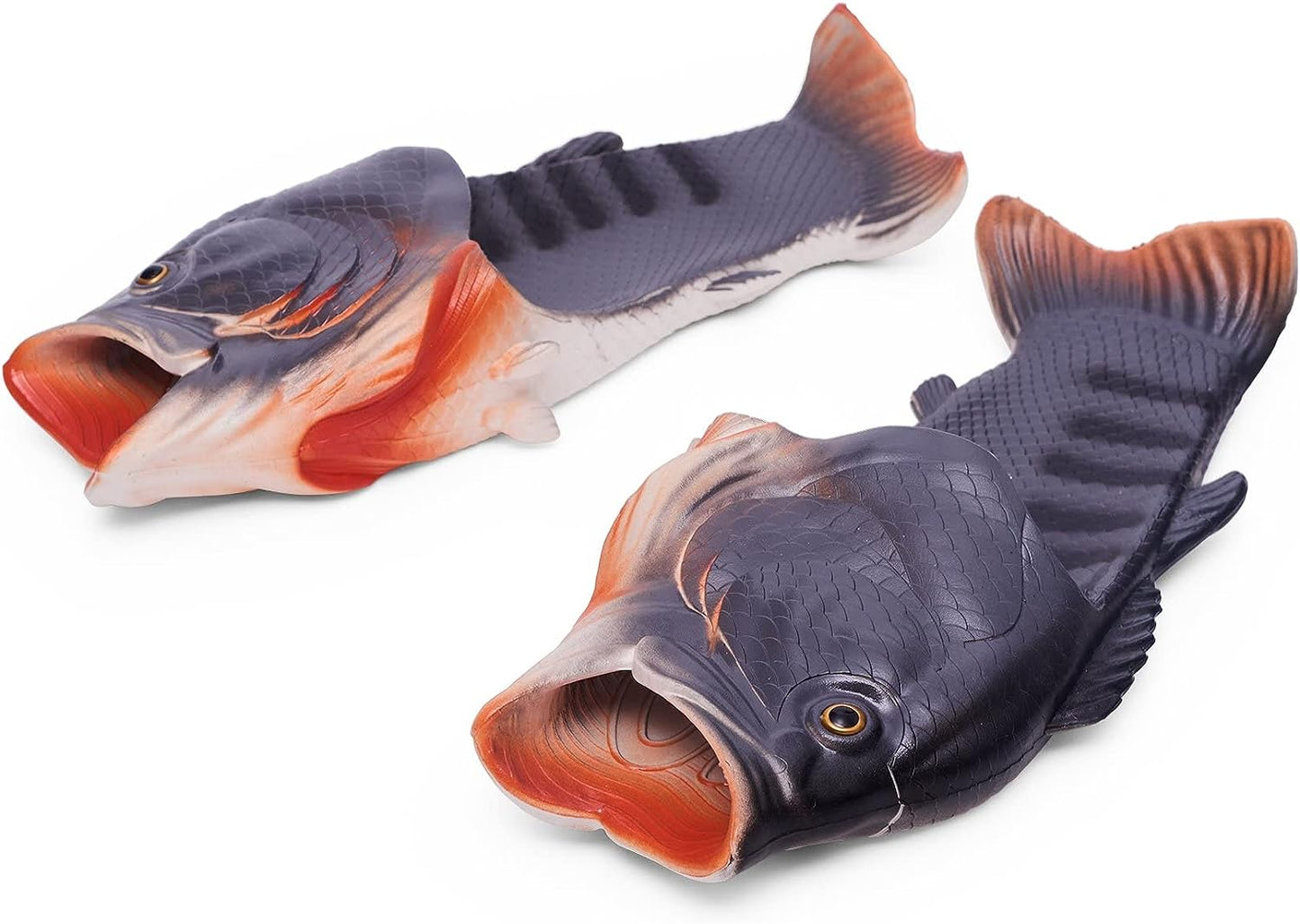Coddies Fish Flip Flops | The Original Fish Slippers | Funny Gift, Unisex Sandals, Bass Slides, Pool, Beach & Shower Shoes | Men, Women & Kids