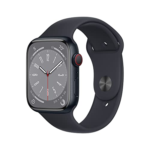 Apple Watch Series 8 [GPS + Cellular 41mm] Smart Watch w/Starlight Aluminum Case with Starlight Sport Band - S/M. Fitness Tracker, Blood Oxygen & ECG Apps, Always-On Retina Display, Water Resistant