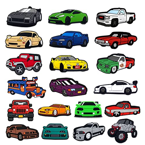 JAEZZIY Shoes Charm Suitable for Teenager Kids Boys Girls Sandals Cute Decoration Cool Car Money Space