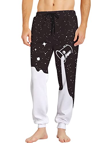 RAISEVERN Mens Sweatpants with Pockets Joggers for Men Sports Casual Sweat Pants with Drawstring