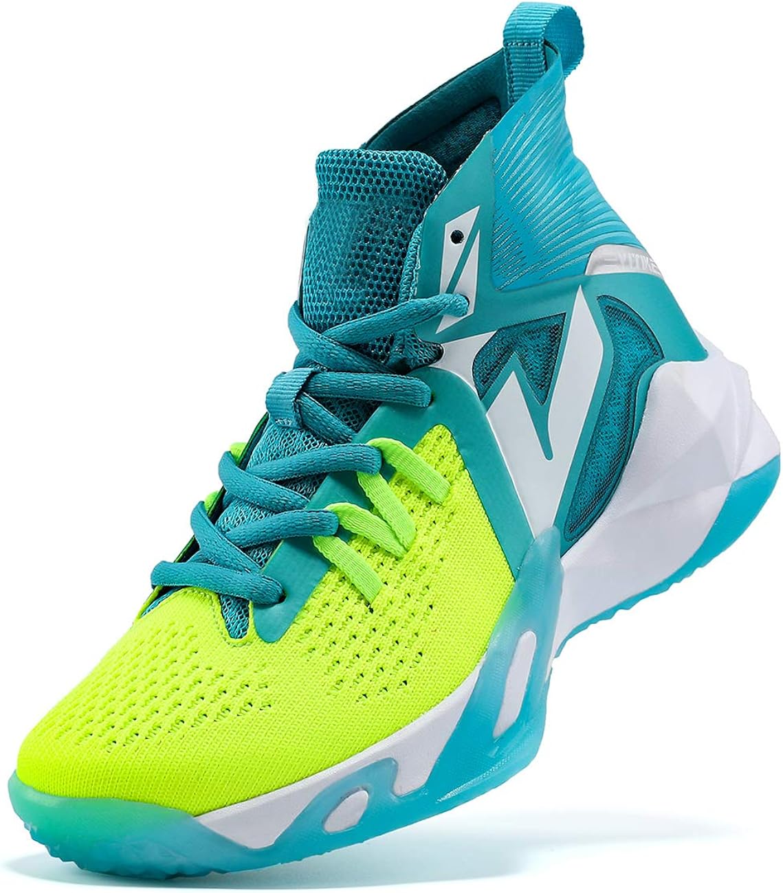 VITUOFLY Kids Basketball Shoes Boys Air Cushion Sneakers Girls Mid Top School Training Shoes Non-Slip Outdoor Sports Shoes Comfortable Boys Running Shoes Durable Little Kid/Big Kid