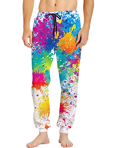RAISEVERN Mens Sweatpants with Pockets Joggers for Men Sports Casual Sweat Pants with Drawstring